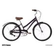 Huffy Girls' Sienna 24 in 7-Speed Comfort Hybrid Bike, Eggplant