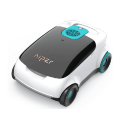 AIPER Scuba L1 Cordless Robotic Pool Cleaner - Automatic Pool Vacuum for Above Ground Pools up to 1100 sq.ft, White