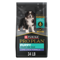 Purina Pro Plan Puppy Lamb & Rice Formula Dry Dog Food, 34lbs