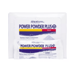Leslie's Power Powder Plus Flagship Pool Shock and Super-Chlorinator, 1lb - 12 Pack