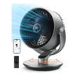 Dreo DR-HAF004S 16 Inch 25dB Quiet Smart Fans for Bedroom, DC Room Fan with Remote, Silver