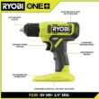 RYOBI ONE+ PCL201K1 18V Cordless 3/8 in. Drill/Driver Kit with 1.5 Ah Battery and Charger