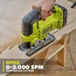 RYOBI ONE+ PCL500525SB 18V Cordless 2-Tool Combo Kit with 5-1/2 in. Circular Saw and Jig Saw (Tools Only)