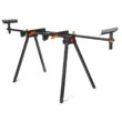 WEN MSA200 80 in. x 31 in. Universal Collapsible Stationary Miter Saw Stand, 350-Pound Capacity