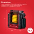 Mr. Heater Brand Portable Buddy 9,000 BTU Outdoor Camping Liquid Propane Heater