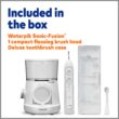 Waterpik Sonic-Fusion 2.0 Flossing Toothbrush, Electric Toothbrush & Water Flosser Combo, White