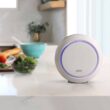 Pure Enrichment PureZone Halo Medium Room Air Purifier with 2 Stage Filtration - Graphite