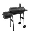 American Gourmet Charcoal Offset Smoker Black