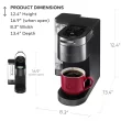 Keurig K-Supreme Plus SMART Single-Serve Coffee Maker with WiFi Compatibility and 5 Brew Sizes – Black