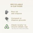 Peet's Coffee, Medium Roast K-Cup Coffee Pods for Keurig Coffee Machines - Off The Grid, 60 Count (6 Boxes of 10 K-Cup Pods) Peet's Coffee, Medium Roast K-Cup Coffee Pods for Keurig Coffee Machines - Off The Grid, 60 Count (6 Boxes of 10 K-Cup Pods)