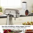 KitchenAid Fresh Prep Slicer/Shredder Attachment, White, KSMVSA KitchenAid Fresh Prep Slicer/Shredder Attachment, White, KSMVSA