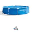 INTEX 28201EH Metal Frame above Ground Swimming Pool Set