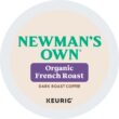 Newman's Own Organics French Roast Keurig Single-Serve K-Cup Pods, Dark Roast Coffee, 72 Count (6 Packs of 12)