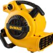DEWALT Portable Air Mover, ‎276W 3 Speed Floor Fan, Utility Blower Fan, 1/5 HP 600 CFM Floor Dryer