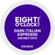 Eight O'Clock Coffee Dark Italian Espresso Roast Keurig Single-Serve K-Cup Pods, Dark Roast Coffee, 96 Count (4 Packs of 24)