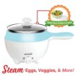 Brentwood HP-3015BL 1.6-Qt. 600-Watt Stainless Steel Electric Hot Pot Cooker and Food Steamer with Swivel Base Brentwood HP-3015BL 1.6-Qt. 600-Watt Stainless Steel Electric Hot Pot Cooker and Food Steamer with Swivel Base