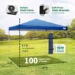 Caravan Canopy V Series 2 Pro 10' x 10' Entry Level Straight Leg Canopy, Blue