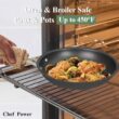 Chef Power Hard Anodized Nonstick Cookware Sets 10 Piece, Kitchen Induction Cooking Sets, Dishwasher Safe