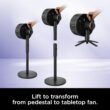 Shark FA222 FlexBreeze Pedestal & Tabletop, Indoor & Outdoor, Portable, Oscillating Fan