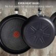 T-fal Ultimate Hard Anodized Nonstick Cookware Set 17 Piece, Oven Broiler Safe 400F, Lid Safe 350F