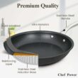 Chef Power Hard Anodized Nonstick Cookware Sets 10 Piece, Kitchen Induction Cooking Sets, Dishwasher Safe