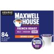 Maxwell House French Roast Dark Roast K-Cup Coffee Pods (84 ct Box)