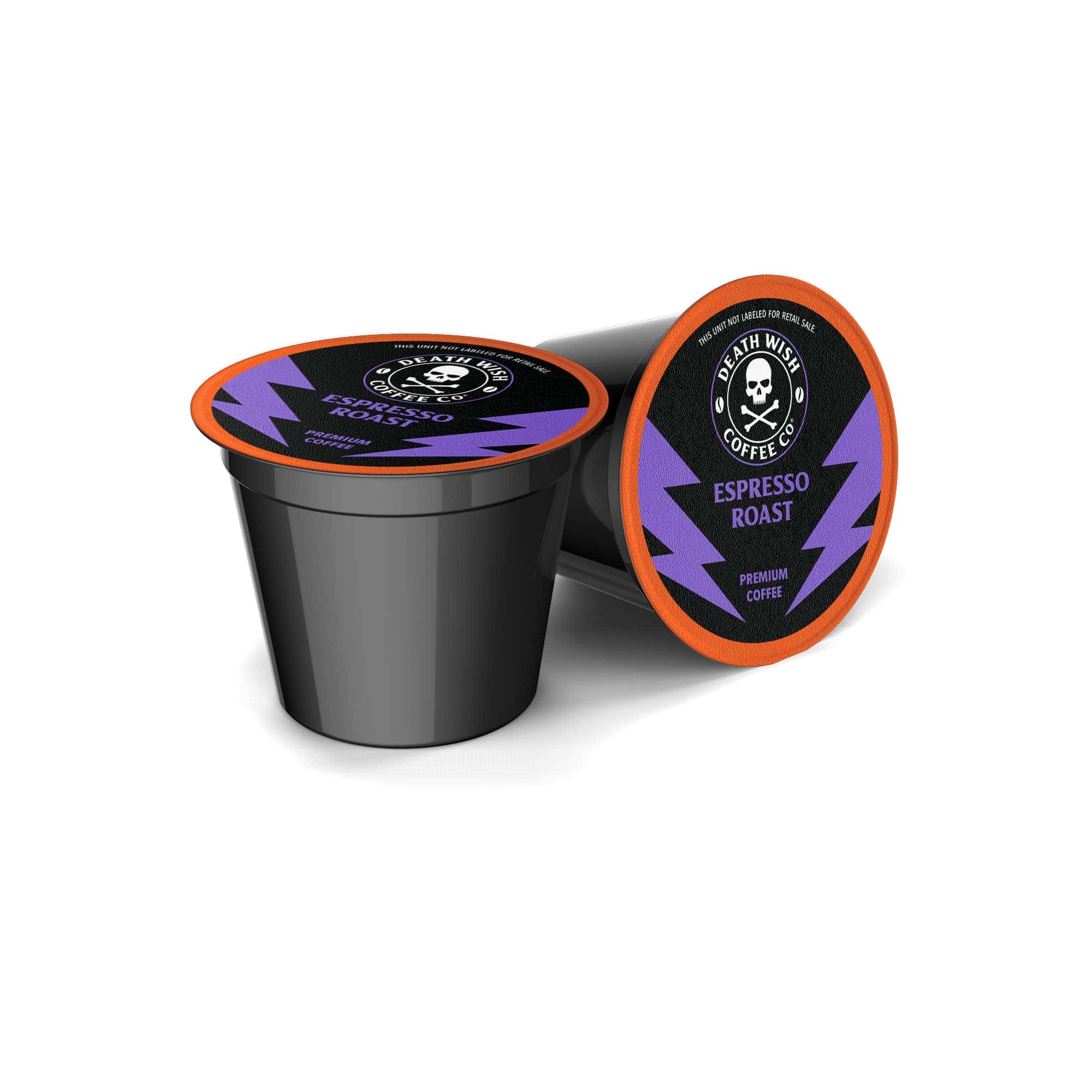 Death Wish Coffee Co. Espresso Roast Single Serve Coffee Pods - Extra Kick of Caffeine - Fair Trade and Organic Coffee (50 Count) Death Wish Coffee Co. Espresso Roast Single Serve Coffee Pods - Extra Kick of Caffeine - Fair Trade and Organic Coffee (50 Count) - Image 5