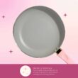Paris Hilton Epic Nonstick Pots and Pans Set, Dishwasher Safe Cookware Set, 12-Piece, Pink