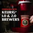 Death Wish Coffee Co. Medium Roast Single Serve Pods - Extra Kick of Caffeine - Lighter Blend of Bold Arabica & Robusta Beans (50 Count) Death Wish Coffee Co. Medium Roast Single Serve Pods - Extra Kick of Caffeine - Lighter Blend of Bold Arabica & Robusta Beans (50 Count)