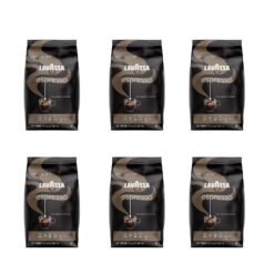 Lavazza Espresso Whole Bean Coffee Blend, Medium Roast, 2.2 Pound Bag (Case of 6 Bags) – Packaging May Vary