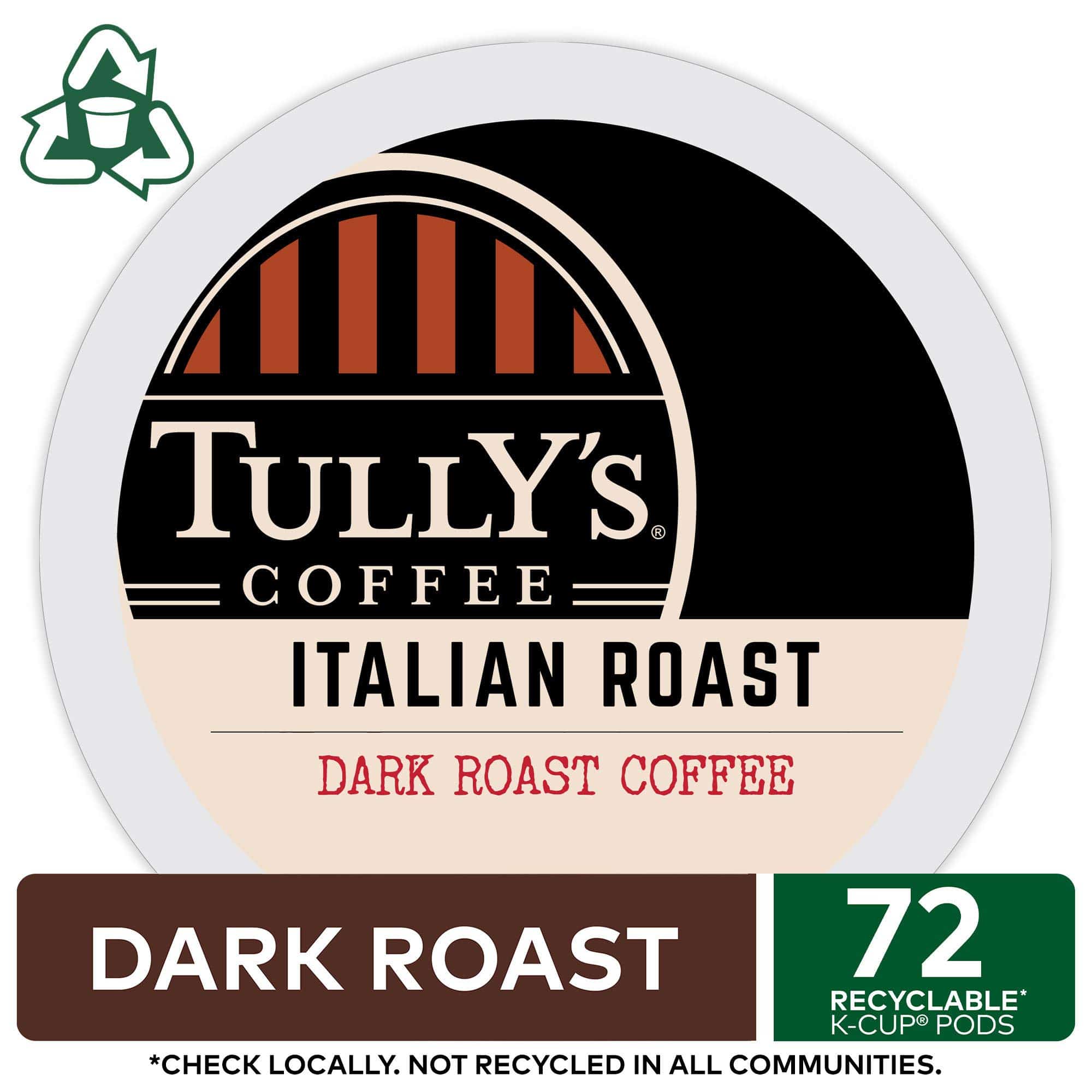 Tully's Coffee Italian Roast, Keurig Single-Serve K-Cup Pods, Dark Roast Coffee, 72 Count (6 Packs of 12) Tully's Coffee Italian Roast, Keurig Single-Serve K-Cup Pods, Dark Roast Coffee, 72 Count (6 Packs of 12) - Image 12