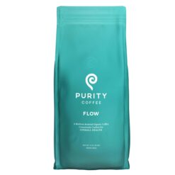 Purity Coffee FLOW Medium Roast Organic Coffee - USDA Certified Organic Specialty Grade Arabica Whole Bean Coffee - 5 lb Bag