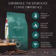 Lifeboost Coffee 3 Pack Medium Roast Whole Bean Coffee - Low Acid Single Origin USDA Organic Coffee - 12 Ounces Lifeboost Coffee 3 Pack Medium Roast Whole Bean Coffee - Low Acid Single Origin USDA Organic Coffee - 12 Ounces