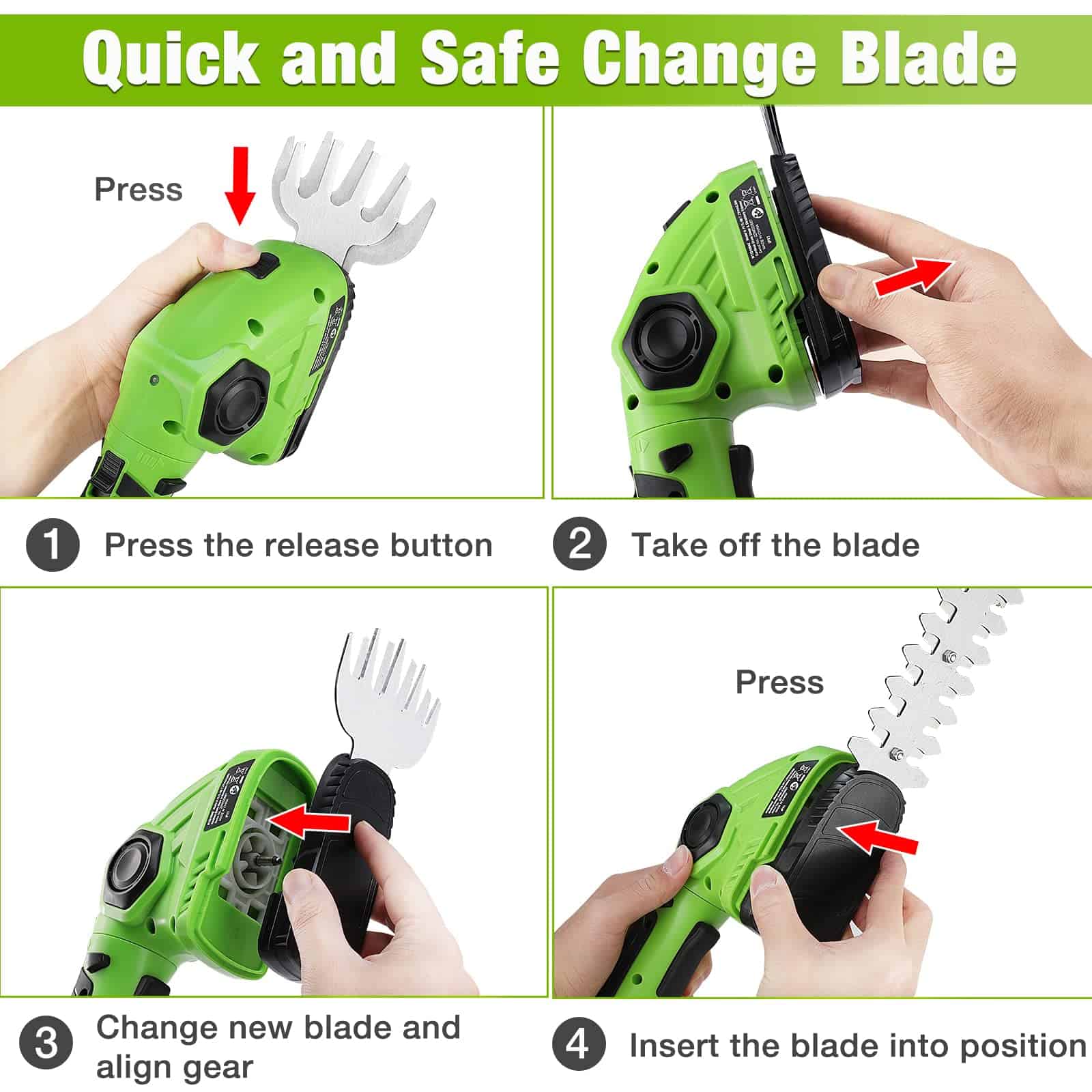 WORKPRO Cordless Grass Shear & Shrubbery Trimmer WORKPRO Cordless Grass Shear & Shrubbery Trimmer - Image 3
