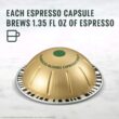 Starbucks by Nespresso Blonde Roast Espresso (50-count single serve capsules, compatible with Nespresso Vertuo Line System)
