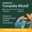 Starbucks K-Cup Coffee Pods, Starbucks Blonde Roast Coffee, Veranda Blend for Keurig Brewers, 4 boxes (96 pods total) Starbucks K-Cup Coffee Pods, Starbucks Blonde Roast Coffee, Veranda Blend for Keurig Brewers, 4 boxes (96 pods total)
