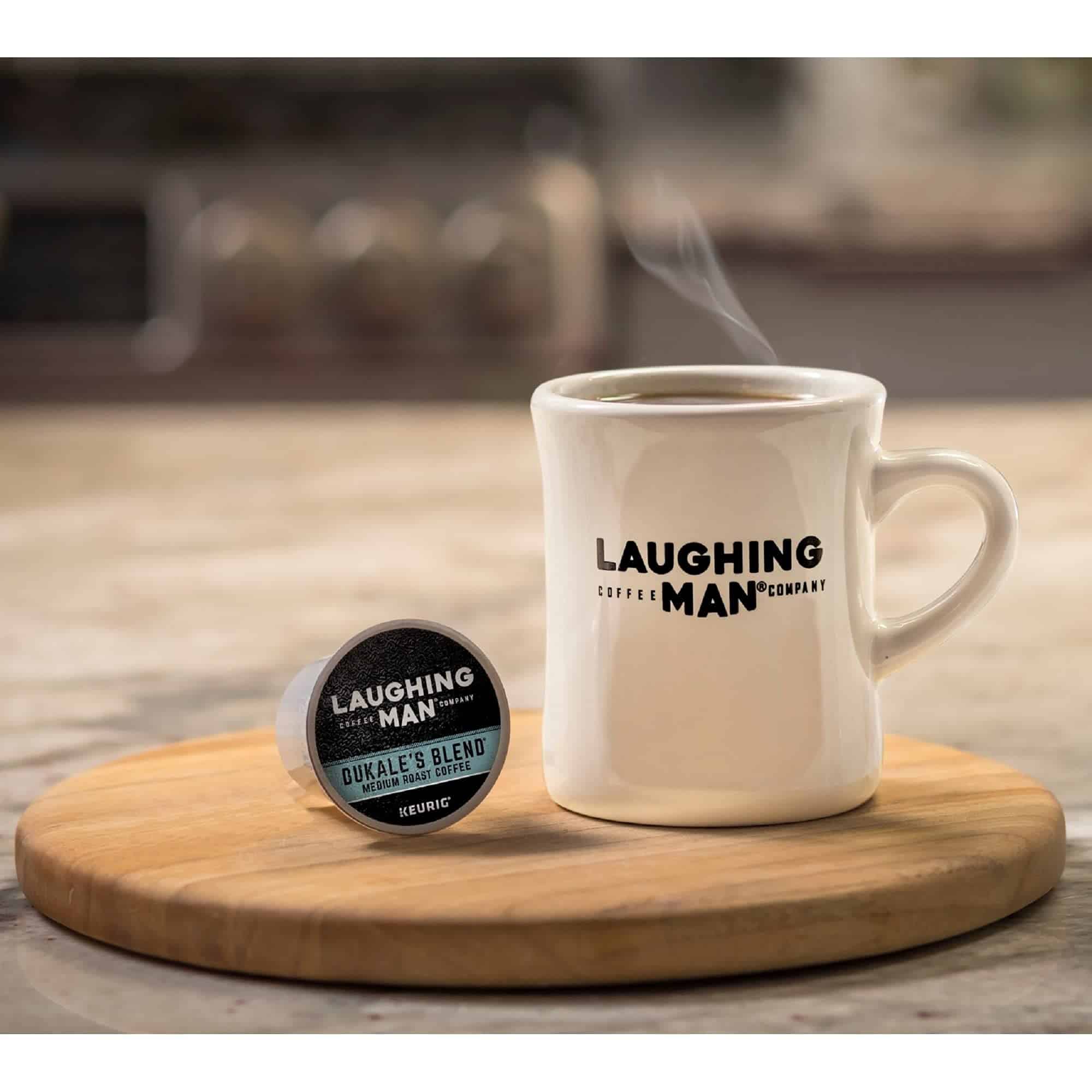 Laughing Man Dukale's Blend Keurig Recyclable K-Cup Coffee Pods, 88 Count (4 Packs of 22) Laughing Man Dukale's Blend Keurig Recyclable K-Cup Coffee Pods, 88 Count (4 Packs of 22) - Image 8