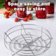 Cook N Home Water Bath Canner with Jar Rack & Glass Lid, Professional Stainless Steel Canning Pot 20 Quart