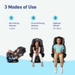Graco Turn2Me 3-in-1 Rotating Convertible Car Seat, Rear to Forward Facing & Highback Booster, Easy Installation, Brighton