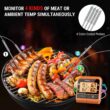 ThermoPro TP829 Wireless LCD Meat Thermometer for Grilling and Smoking