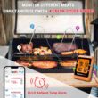 ThermoPro TP930 650FT Wireless Meat Thermometer, Bluetooth Meat Thermometer with 4 Color-Coded Meat Probes