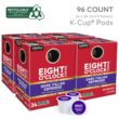 Eight O'Clock Coffee Dark Italian Espresso Roast Keurig Single-Serve K-Cup Pods, Dark Roast Coffee, 96 Count (4 Packs of 24)