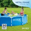 INTEX 28201EH Metal Frame above Ground Swimming Pool Set