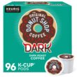 The Original Donut Shop Dark Coffee, Keurig Single-Serve K-Cup Pods, Dark Roast, 96 Count (4 Packs of 24)