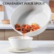 SENSARTE Nonstick Ceramic Cookware Set 13-Piece, Healthy Pots and Pans Set, Non-toxic Kitchen Cooking Set