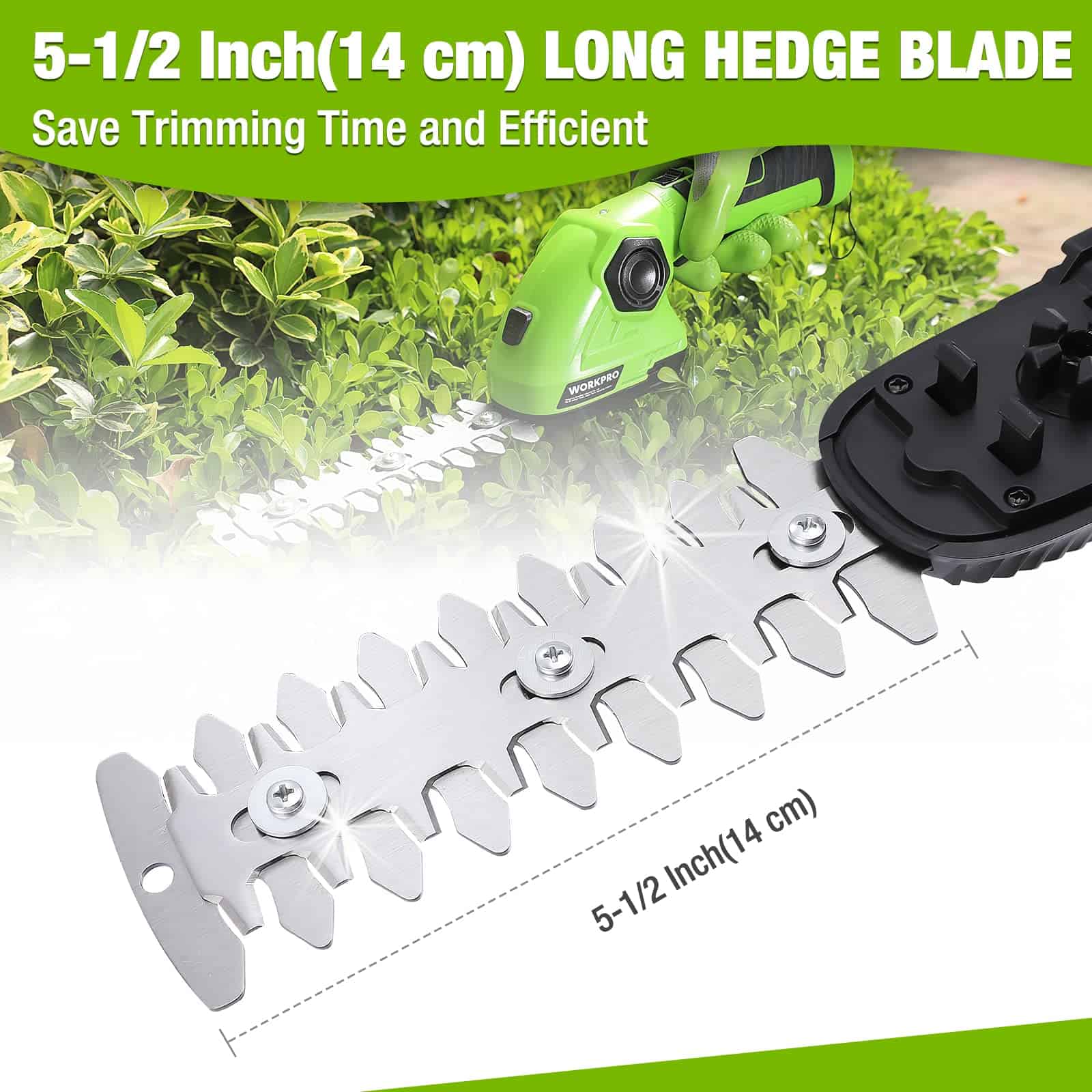 WORKPRO Cordless Grass Shear & Shrubbery Trimmer WORKPRO Cordless Grass Shear & Shrubbery Trimmer - Image 2
