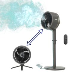 Shark FA222 FlexBreeze Pedestal & Tabletop, Indoor & Outdoor, Portable, Oscillating Fan
