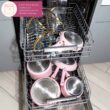 Paris Hilton Epic Nonstick Pots and Pans Set, Dishwasher Safe Cookware Set, 12-Piece, Pink