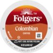 Folgers Colombian Medium Roast Coffee, 128 Keurig K-Cup Pods