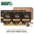 Peet's Coffee, Medium Roast K-Cup Coffee Pods for Keurig Coffee Machines - Off The Grid, 60 Count (6 Boxes of 10 K-Cup Pods) Peet's Coffee, Medium Roast K-Cup Coffee Pods for Keurig Coffee Machines - Off The Grid, 60 Count (6 Boxes of 10 K-Cup Pods)